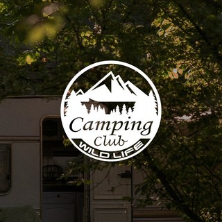 쿠퍼샵 4번 빈티지 감성 시트지 스티커 흠집 스크래치 커버 캠핑엠블럼 SUV 카라반 캠핑카 노트북 자동차 트레일러 오토바이 바이크 쿨러 아이스박스 머그컵 꾸미기, 1개, 유광블랙/S