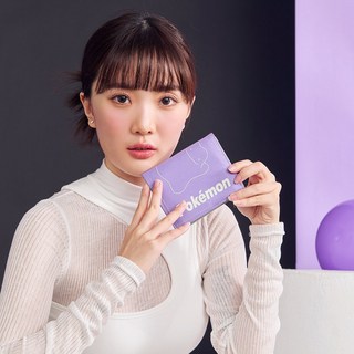 【OUTDOOR】寶可夢Pokemon-夜光百變怪對折短夾-紫色 ODGO23Q08PL