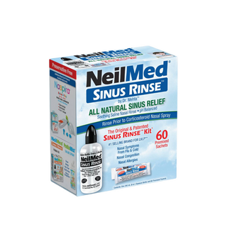 NeilMed 耐有美 塞那靈 Sinus Rinse 洗鼻器 洗鼻鹽 成人兒童洗鼻器, 1個, 【大組】(1洗鼻器+60包鹽)