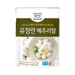 [냉장] 종가집 깐메추리알 450g, 3개