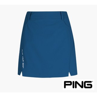 PING專櫃女裝藍綠修身吸濕排汗高爾夫短裙/褲裙-48號