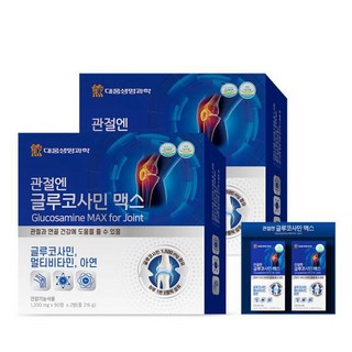 대웅생명과학 관절엔 글루코사민 맥스 3개월분, 180정, 2개
