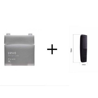 提美 Demi Uevo 造型積木髮蠟 80g (日本灰積木 公司貨中標), 1個, 灰積木(80g)送一支扁梳