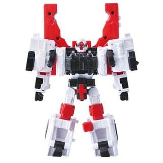 TOBOT 機器戰士 NEW TOBOT M 變形機器人 兒童玩具, 1個, 紅色、白色、黑色