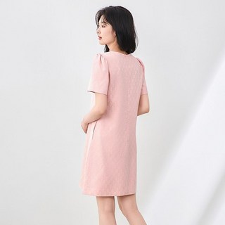 여름 플레어 여성 치마 우아한 레이온 슬림핏 A라인 원피스 퍼프소매 admr2