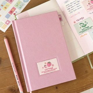 2026 러빗띵스 라벨 다이어리 스티커 세트 위클리 먼슬리 일기장 26년 업무용 회사 다이어리 플래너, 베리블러썸