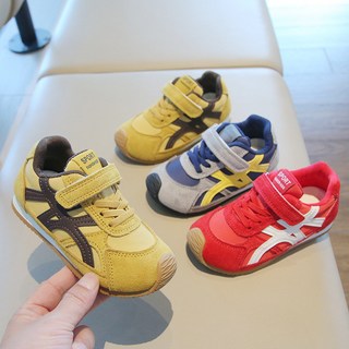 兒童阿甘鞋2025春鞦新款男童運動鞋日係女童休閒鞋軟底寶寶德訓鞋