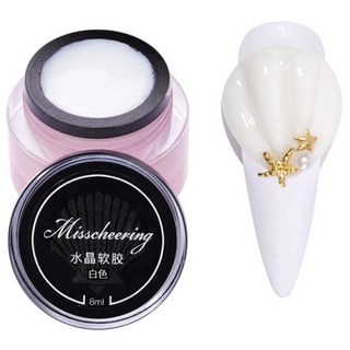 Misscheering 水晶凝膠, 白色的, 1入, 8ml