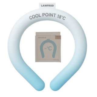 로퍼드 프리미엄 3세대 넥쿨링 밴드 아이스 넥쿨러 파스텔블루, 1개