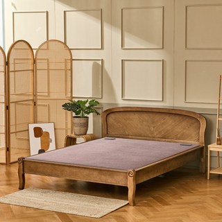 [명품의료기] DS 2232Q 퀸 프리미엄 황토숯볼 흙침대, 브라운