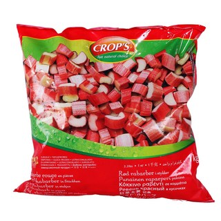 [크랍스] 냉동 루바브 (드라이아이스 포장 무료제공), 1개, 1kg