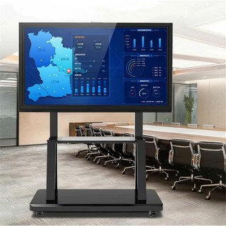 특대형 이동식 티비 스탠드 32-100인치 80kg 거치대 받침대 철제, 990A, 1개