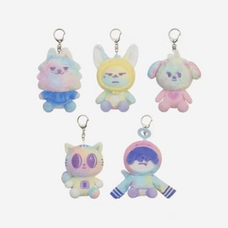 在台有貨 新款TXT週報玩偶 崔秀彬 姜太顯 崔杋圭 崔然竣同款娃娃鑰匙扣, T休寧凱紫色小人鑰匙扣T,8—13CM, 1個