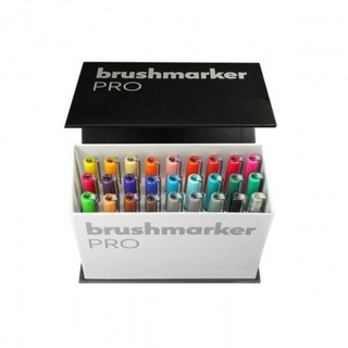 전문가용 브러쉬마카 프로 27색 세트 미술 화구, 1개, 1정