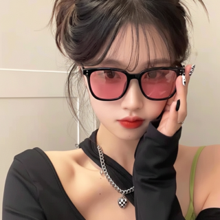 온더밸류 남자 여자 틴트 선글라스 빅사이즈 뿔테 컬러