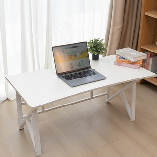 SeekFun 좌식 게이밍 테이블 컴퓨터 사무용 가정용 다용도 튼튼한 책상 높이500mm, White/화이트