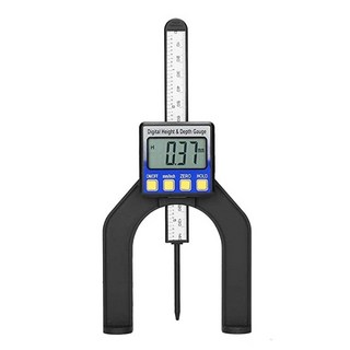 電子數顯深度規高度尺 木工測量工具 精準數顯深度測量儀, 1個