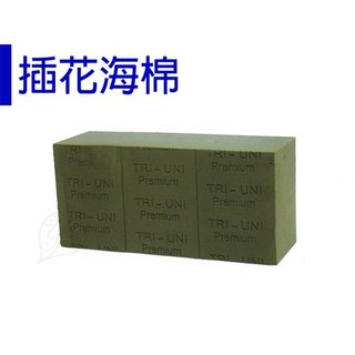 醬米資材 翠筠 插花海棉 鮮花組盆材料 乾燥花 方形插花海棉, 綠色