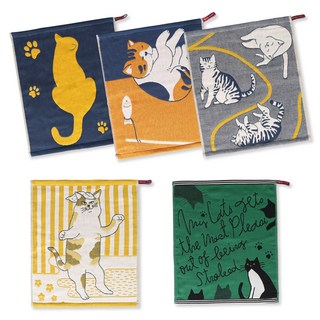 소확행몰 시밀리 고양이 핸드타올 shmily 캐릭터 순면 키친타올 면행주 주방수건, 1세트, A구성