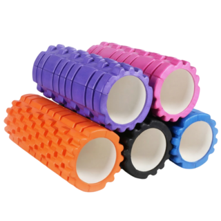 지압 폼롤러 요가 필라테스 헬스 마사지, 1개, 오렌지