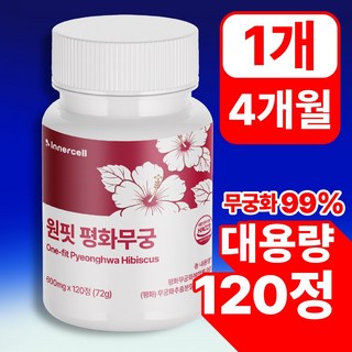 원핏 평화무궁 정품 식약청인증, 1개, 120정