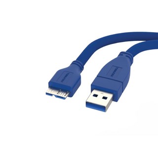 POLYWELL USB3.0 Type-A 對 Micro-B 傳輸線 5Gbps 高速充電傳輸線 25cm DZ0252, 50cm, 1條