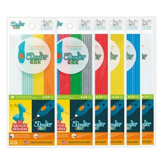 쓰리두들러 필라멘트 3Doodler 3D프린팅리필심 쓰리두들러플라스틱 저온용, 연두