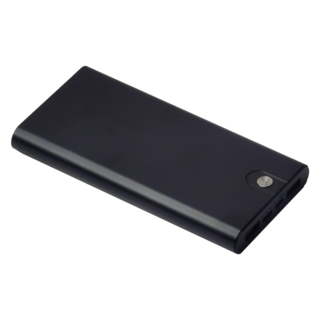 MCK-PB01 10000mAh鋁合金快充行動電源，纖薄便攜，多色可選, 10000mAh行動電源（騎士黑）