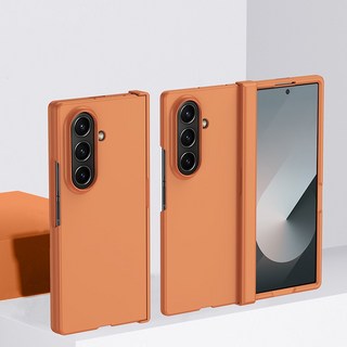 YINUO 갤럭시 Z폴드 케이스 접이식 케이스 스크럽 적용 중축 힌지 풀백 케이스