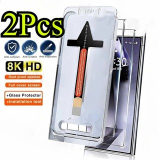 Moto G15 용 2Pcs 먼지없는 강화 유리 Edge 60 Pro Neo 원 클릭 쉬운 설치 필름, 01 Dust Free, 09 모토로라 엣지 20, 1.  Dust Free / I. 모토로라 엣지 20, 1개