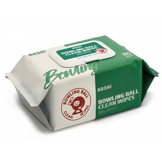 하시 볼링공 클린 티슈 빅사이즈 캡형 70g 두툼한 대형 클리너 80매, 1개, 화이트