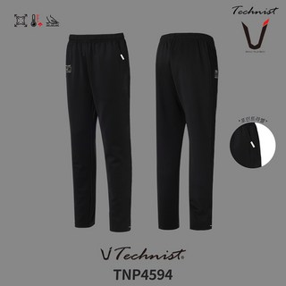 테크니스트 배드민턴 웜하이+ 트레이닝 팬츠 긴바지 하의 블랙 TNP4594 남성 여성