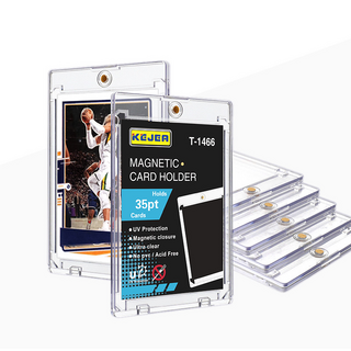 OnB 아크릴 카드 프로텍터 탑로더 하드타입 자석 케이스, 35PT, 5개