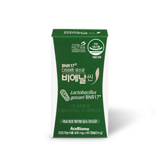 김희선유산균 BNR17 비에날씬 모유유산균 장건강 체지방감소 60캡슐, 1개, 60정