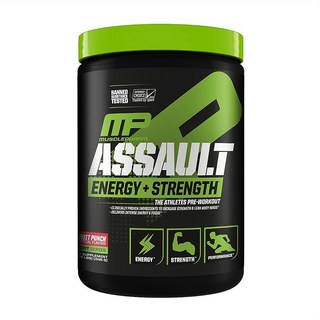 머슬팜 어썰트 에너지 스트렝스 운동전 파우더 345G, 1개