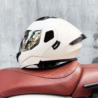 시스템헬멧 초경량 하이바 선바이저 시스템 블랙 풀페이스, 펄화이트오로라실버(야간투시경가능)