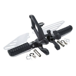 오토바이 프론트 풋페그 발판 브래킷 키트 가와사키 ZZR1400 ZZR 1400 ZX14R 2006-2018 2016, Matte Black