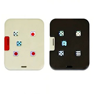 麻將骰子籌碼, 按壓式骰子卡-黑白雙入, 1套
