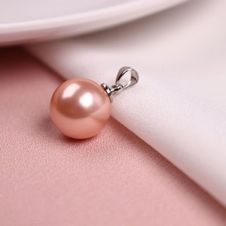 浮笙緣 925銀珍珠吊墜 金珠貝珠 女士氣質優雅項鍊