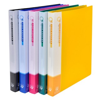 알파 클리어바인더 3공 A4 40P, 흑색, 1개