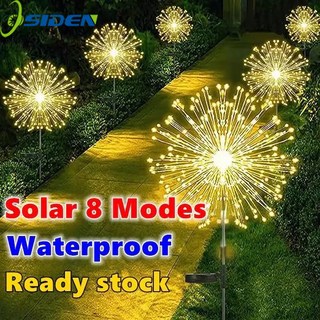 太陽能戶外燈 IP65 防水閃爍模式花壇節日, 白色,150LED