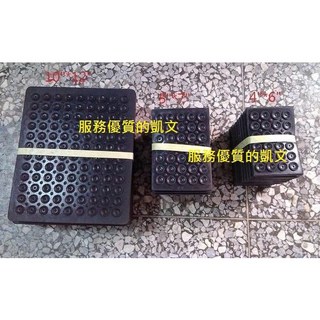 橡膠防震墊 機械防震墊 防震板 4*6吋 (3*3、5*7、6*8、7*9、8*10、10*12), 1個, 4"*6"