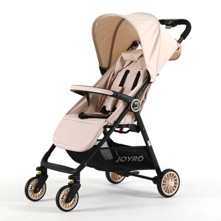 조이로 JR2 휴대용 초경량 기내반입 여행용 접이식 유모차, 아이보리