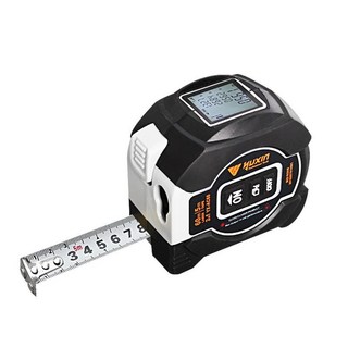 激光測距捲尺紅外綫測距儀高精度手持戶外測量儀多功能智能捲尺, 1個, 旗艦款60米激光捲尺+白公分尺帶