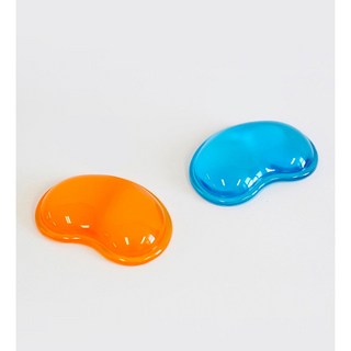 엑토 투명 젤 손목보호대 마우스패드 WP-03, 블루, 1개