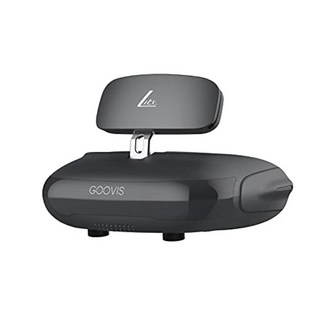 Goovis LITE 2021 눈이 피곤한 헤드 마운트 디스플레이 개인 극장 고글 VR 헤드셋 HMD Netflix Hulu dTV GYAO Youtube 만화 영화 PS5 게임기 HDMI 연결 가능, 1개