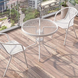 카페 분위기의 테라스 정원세트 튼튼한 2/3/4인용 야외 테이블 세트, U04
