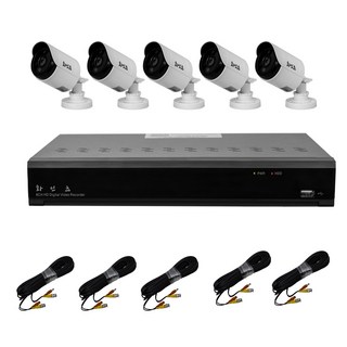 화인츠 500만화소 CCTV 자가설치 8채널 실내 실외 무인 감시카메라 방범용 매장용 농막 케이블20m HDD포함, 5개, 2TB, 1개, 4108 5캠