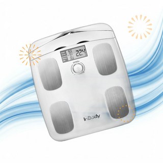 InBody 인바디 체지방 측정기 다이얼 H20 스마트 체성분 분석 체중계 BMI 체지방 근육량 블루투스 연결 화이트 M6, 1개