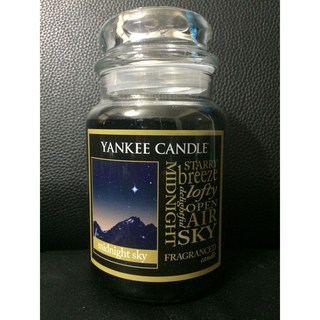 YANKEE CANDLE WOODWICK香氛蠟燭 MIDSUMMER'S NIGHT 西寧鹿嚴選 單芯/雙芯可選, 1個, 編號13 MIDNIGHT SKY, 623g